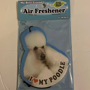 I ♥️ My Poodle air freshener nwt